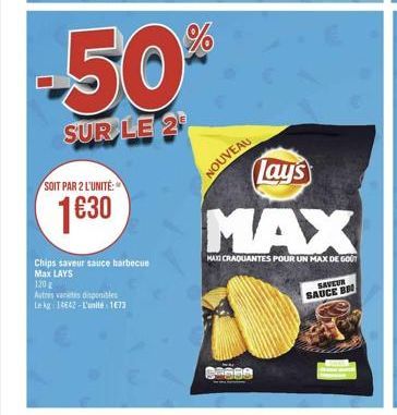 sauce barbecue Lay's