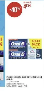 dentifrice oral-b