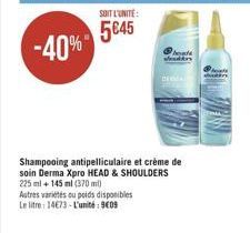 crème head & Shoulders