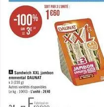 jambon daunat