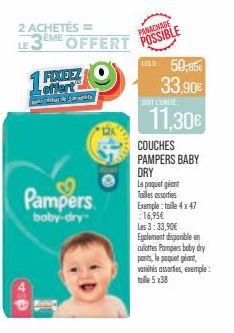 couches Pampers