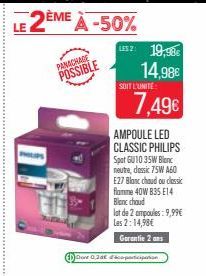 ampoule led Philips