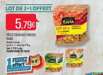 pâtes fraîches Rana