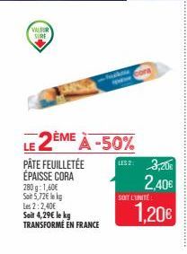 pâte feuilletée Cora