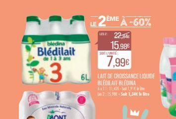 lait de croissance Blédina