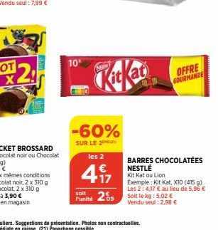 barres Kit kat