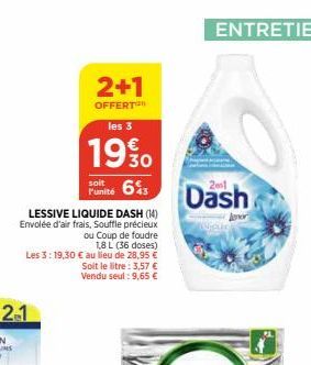 lessive liquide Dash