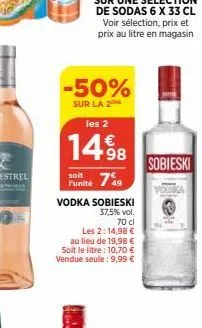 vodka sobieski