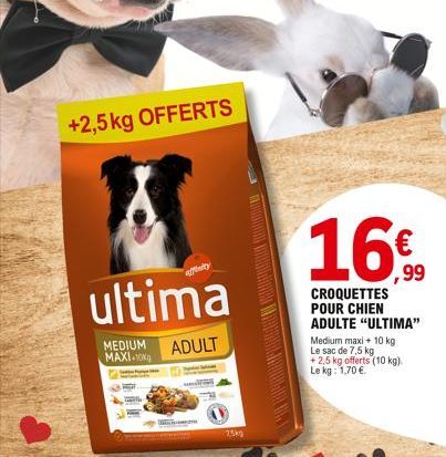 croquettes pour chien Ultima