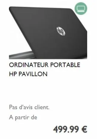 ordinateur portable hp hp