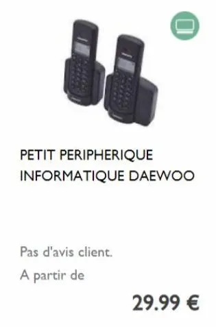 informatique daewoo