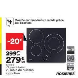 table rosières