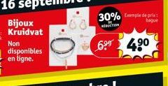 30% Exemple de prix  bague  aENUCTION  6⁹⁹ 4.⁹0 