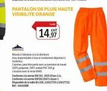 pantalon orange