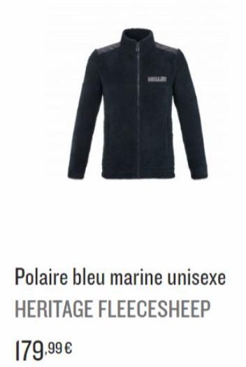 HILLIN  Polaire bleu marine unisexe  HERITAGE FLEECESHEEP  179,99 €  offre sur Millet