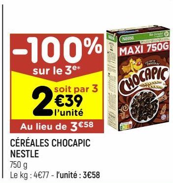 céréales chocapic Nestlé
