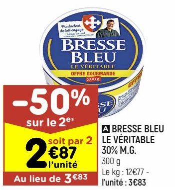 Bresse Bleu le veritable 30% M.G.