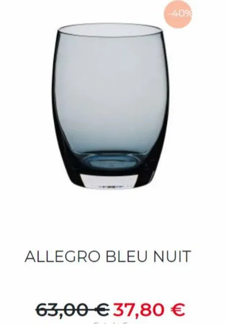 -40%  allegro bleu nuit  