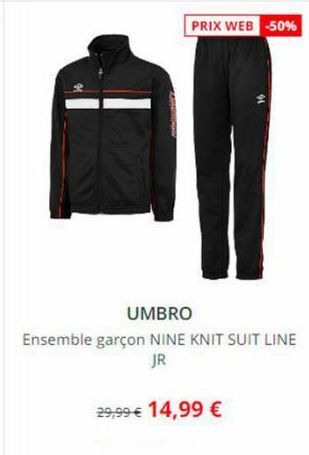 ensemble garçon Umbro