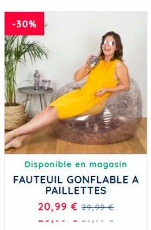 fauteuil gonflable 