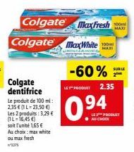 dentifrice Colgate