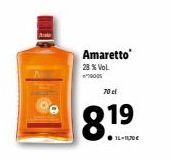 Amaretto  28 % VOL. 19005  70 el  19 