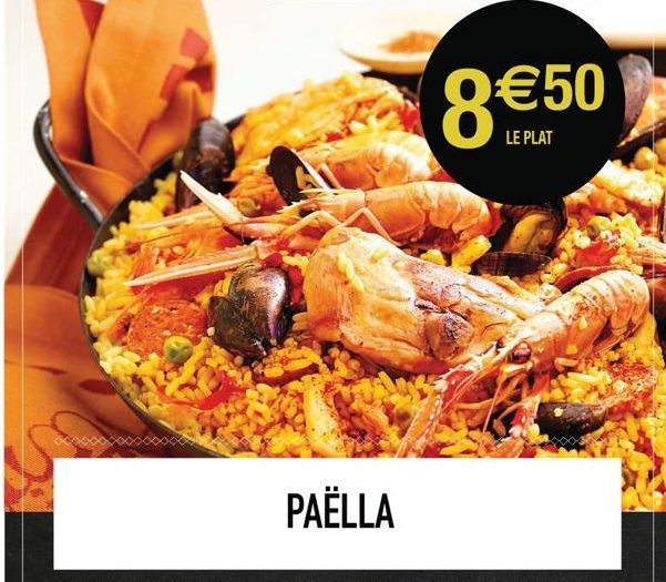 PAËLLA  LE PLAT 