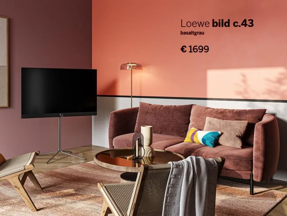 loewe bild c.43  basaltgrau  € 1699  