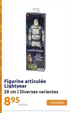 may 14 lightyear  89595/  8.95/st  xl-oi  buzz lightyear buzz l'éclair  figurine articulée lightyear  28 cm | diverses variantes  trave  