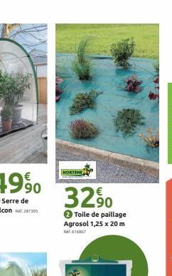 NORTINE  32,90  Toile de paillage Agrosol 1,25 x 20 m  616867 