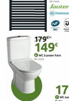 R13554  NF  179€) 149€  WC à poser Faro 