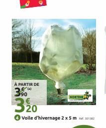 À PARTIR DE  390  320  Voile d'hivernage 2 x 5 m 3012  NORTENE 