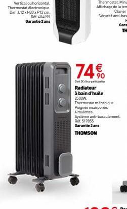 radiateur Thomson