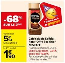 café soluble Nescafé