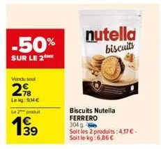 biscuits nutella