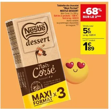 chocolat nestlé