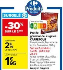 fricassé de légumes Carrefour