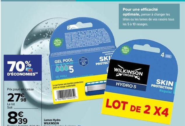 70%  D'ÉCONOMIES™  Prix paye en caisse  2798  Le lot Soit  899  39  -90% RECYCLED HASK  RINGLARE DAN  RUCSA BR  ww  GEL POOL  6005  GEL POOLS  NA WALE WARENLADE USAR  027806-002252">  LOLION H&ROY  Le