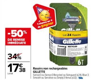 soldes Gillette