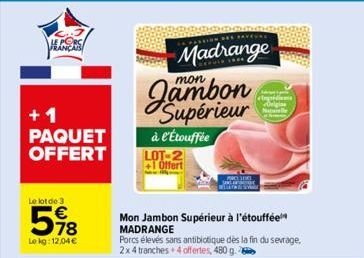 jambon madrange