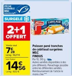 pêche Findus