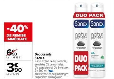 soldes Sanex