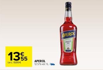 135  LeL: 13,55 €  APEROL 12.5% vol.1 L  APEROL 