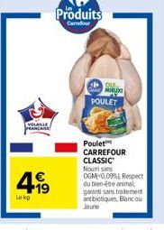 poulet Carrefour