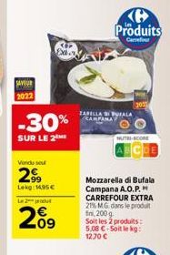 mozzarella Carrefour