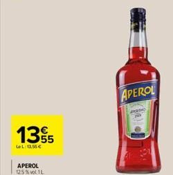 135  Le L: 12,55 €  APEROL 