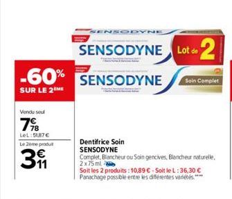 dentifrice Sensodyne