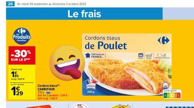 poulet Carrefour