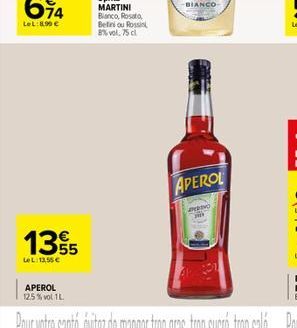 135  LeL: 12,55 €  APEROL  PREDNO 