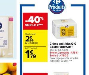 crème anti-rides Carrefour